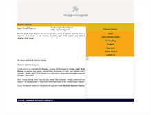 Tablet Screenshot of kashmirhoney.com